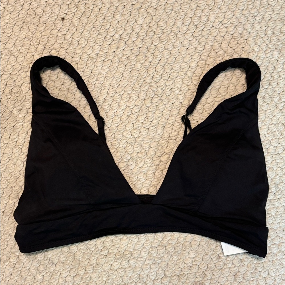 Andie Swim Black Bikini Top
